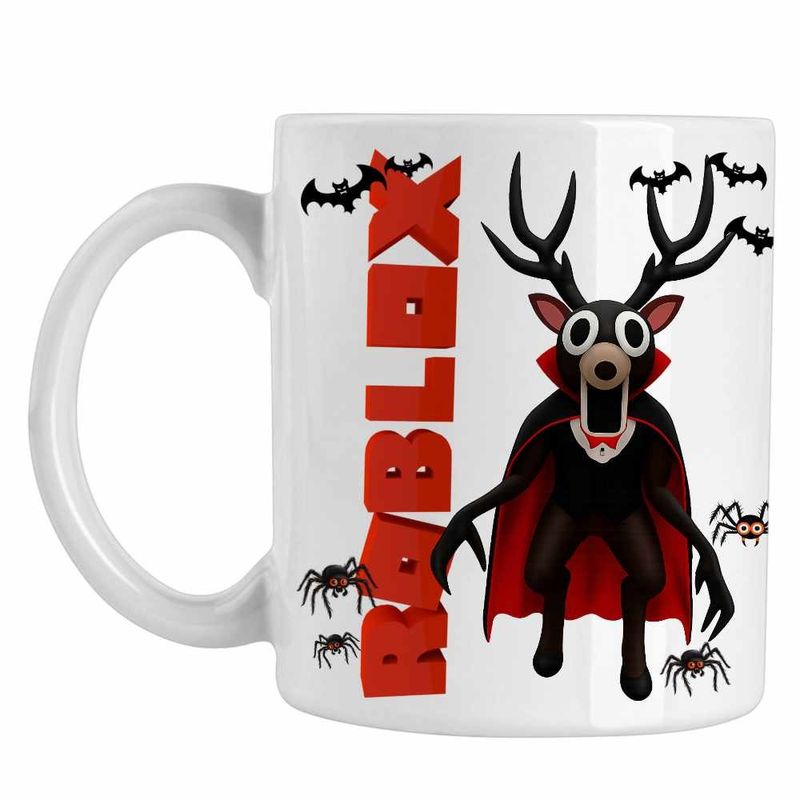 Casa si Gradina - Bucatarie si vesela - Cani si pahare - Cani si cesti - Cana 99 Nights Dracula Roblox, alba, 330ml - Infinity.ro