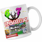 Casa si Gradina - Bucatarie si vesela - Cani si pahare - Cani si cesti - Cana Roblox Brookhaven, alba, 330ml - Infinity.ro