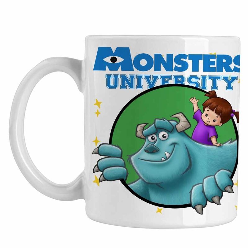 Casa si Gradina - Bucatarie si vesela - Cani si pahare - Cani si cesti - Cana James Boo Monsters University, alba, 330ml - Infinity.ro