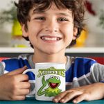 Casa si Gradina - Bucatarie si vesela - Cani si pahare - Cani si cesti - Cana Kermit the Frog The Muppets, alba, 330ml - Infinity.ro
