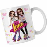 Casa si Gradina - Bucatarie si vesela - Cani si pahare - Cani si cesti - Cana Soy Luna Nina Best Friends, alba, 330ml - Infinity.ro