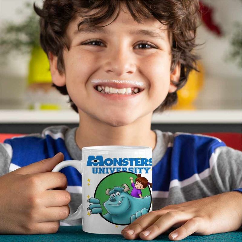 Casa si Gradina - Bucatarie si vesela - Cani si pahare - Cani si cesti - Cana James Boo Monsters University, alba, 330ml - Infinity.ro
