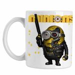 Casa si Gradina - Bucatarie si vesela - Cani si pahare - Cani si cesti - Cana Minions Terminator Biker Despicable, alba, 330ml - Infinity.ro