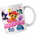 Casa si Gradina - Bucatarie si vesela - Cani si pahare - Cani si cesti - Cana Roblox Adopt Me Puppy, alba, 330ml - Infinity.ro
