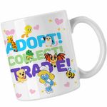 Casa si Gradina - Bucatarie si vesela - Cani si pahare - Cani si cesti - Cana Adopt Me Roblox Game, alba, 330ml - Infinity.ro