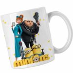 Casa si Gradina - Bucatarie si vesela - Cani si pahare - Cani si cesti - Cana Despicable Minions Family Minioni, alba, 330ml - Infinity.ro