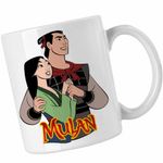Casa si Gradina - Bucatarie si vesela - Cani si pahare - Cani si cesti - Cana Mulan Shang, alba, 330ml - Infinity.ro