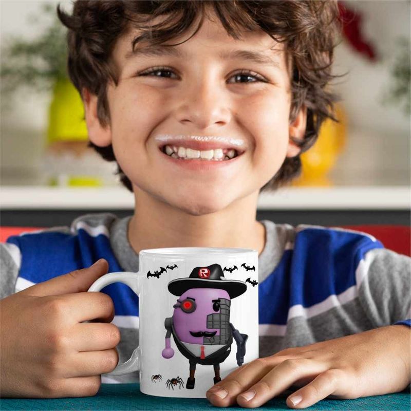Casa si Gradina - Bucatarie si vesela - Cani si pahare - Cani si cesti - Cana Mr P Roblox Piggy Pigy, alba, 330ml - Infinity.ro