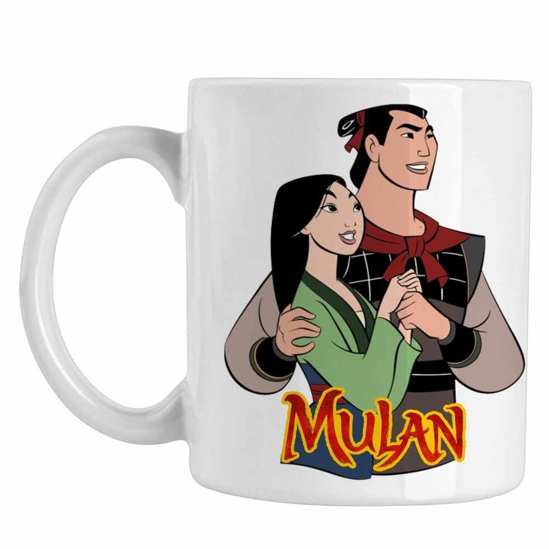 Casa si Gradina - Bucatarie si vesela - Cani si pahare - Cani si cesti - Cana Mulan Shang, alba, 330ml - Infinity.ro