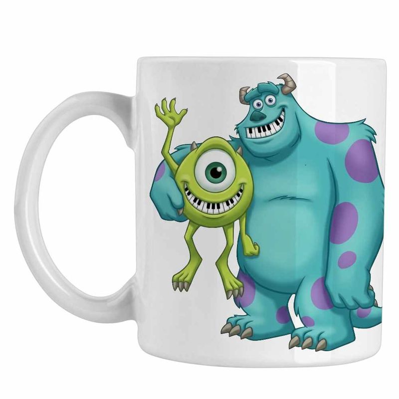 Casa si Gradina - Bucatarie si vesela - Cani si pahare - Cani si cesti - Cana James Mike Monsters Univesity, alba, 330ml - Infinity.ro