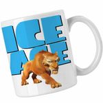 Casa si Gradina - Bucatarie si vesela - Cani si pahare - Cani si cesti - Cana Ice Age Diego Smilodon Tigru, alba, 330ml - Infinity.ro