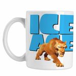 Casa si Gradina - Bucatarie si vesela - Cani si pahare - Cani si cesti - Cana Ice Age Diego Smilodon Tigru, alba, 330ml - Infinity.ro
