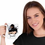 Casa si Gradina - Bucatarie si vesela - Cani si pahare - Cani si cesti - Cana Yeat Twizzy Rich Hip Hop Vibe, alba, 330ml - Infinity.ro