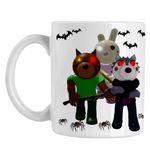 Casa si Gradina - Bucatarie si vesela - Cani si pahare - Cani si cesti - Cana Roblox Piggy Doggy Bunny Willow, alba, 330ml - Infinity.ro