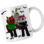 Casa si Gradina - Bucatarie si vesela - Cani si pahare - Cani si cesti - Cana Roblox Piggy Doggy Bunny Willow, alba, 330ml - Infinity.ro