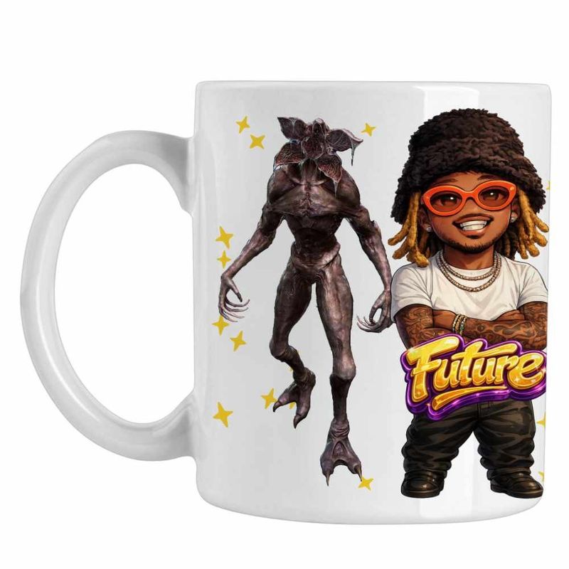 Casa si Gradina - Bucatarie si vesela - Cani si pahare - Cani si cesti - Cana Future Rapper Chibi, alba, 330ml - Infinity.ro