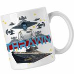 Casa si Gradina - Bucatarie si vesela - Cani si pahare - Cani si cesti - Cana Grand Admiral Thrawn Star Wars Battleship, alba, 330ml - Infinity.ro