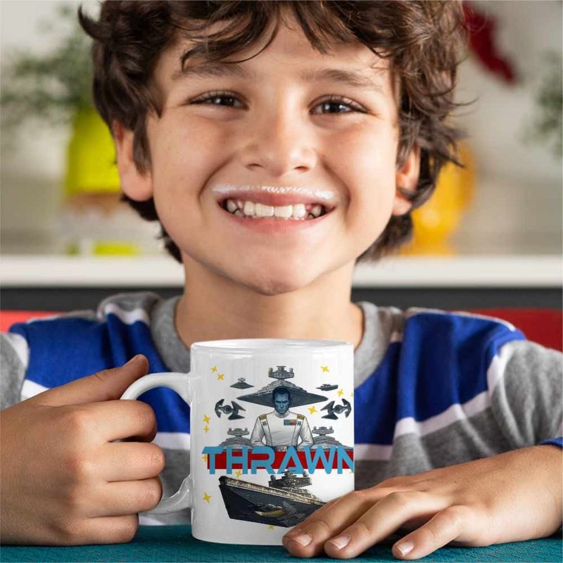 Casa si Gradina - Bucatarie si vesela - Cani si pahare - Cani si cesti - Cana Grand Admiral Thrawn Star Wars Battleship, alba, 330ml - Infinity.ro