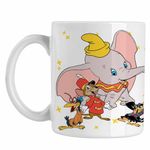 Casa si Gradina - Bucatarie si vesela - Cani si pahare - Cani si cesti - Cana Dumbo Timothy Soricel Elefant Circ, alba, 330ml - Infinity.ro