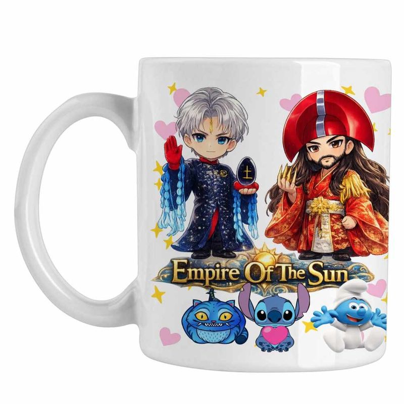Casa si Gradina - Bucatarie si vesela - Cani si pahare - Cani si cesti - Cana Empire Of The Sun Vibe, alba, 330ml - Infinity.ro