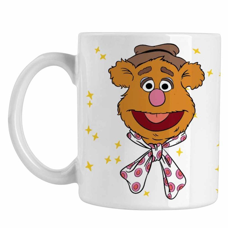 Casa si Gradina - Bucatarie si vesela - Cani si pahare - Cani si cesti - Cana The Muppets Fozzie Bear, alba, 330ml - Infinity.ro