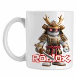 Casa si Gradina - Bucatarie si vesela - Cani si pahare - Cani si cesti - Cana Roblox Samurai, alba, 330ml - Infinity.ro