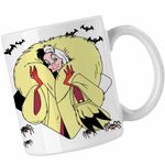 Casa si Gradina - Bucatarie si vesela - Cani si pahare - Cani si cesti - Cana 101 Dalmatieni Cruella Devil, alba, 330ml - Infinity.ro