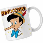 Casa si Gradina - Bucatarie si vesela - Cani si pahare - Cani si cesti - Cana Pinocchio Nas Lung, alba, 330ml - Infinity.ro