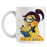 Casa si Gradina - Bucatarie si vesela - Cani si pahare - Cani si cesti - Cana Minions Marlena Despicable Minioni, alba, 330ml - Infinity.ro