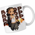 Casa si Gradina - Bucatarie si vesela - Cani si pahare - Cani si cesti - Cana Tyla Best Party Chibi, alba, 330ml - Infinity.ro
