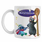 Casa si Gradina - Bucatarie si vesela - Cani si pahare - Cani si cesti - Cana Ratatouille Remy Soricel Bucatar Chef, alba, 330ml - Infinity.ro