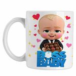 Casa si Gradina - Bucatarie si vesela - Cani si pahare - Cani si cesti - Cana Boss Baby Ciocolata Valentines Day, alba, 330ml - Infinity.ro