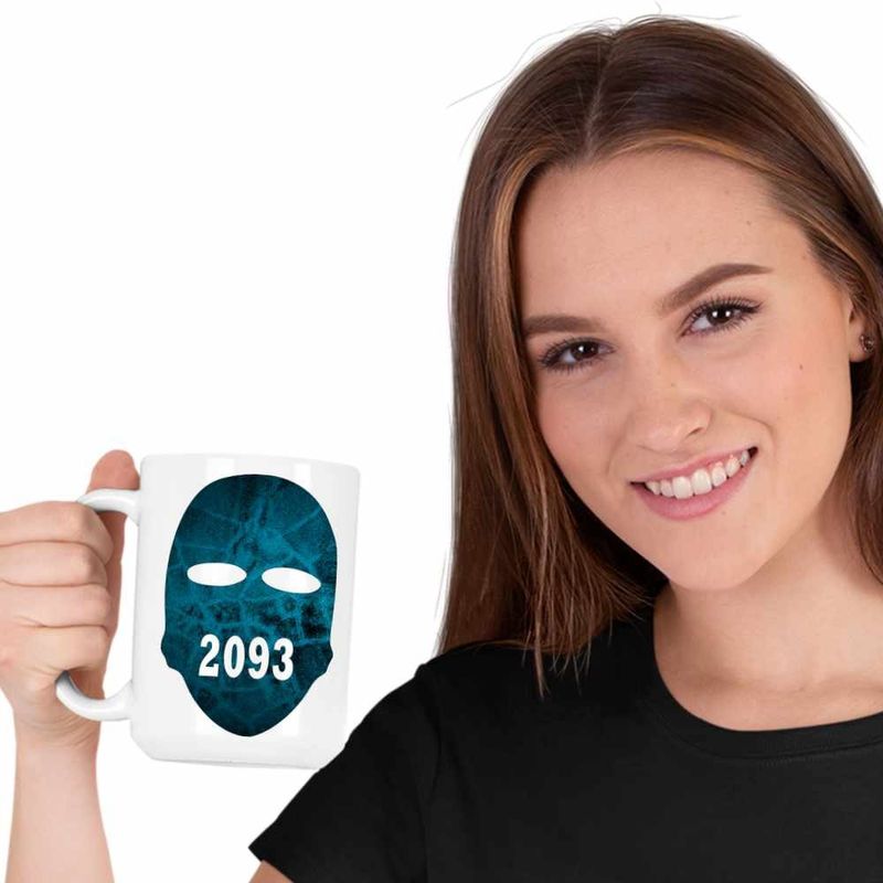 Casa si Gradina - Bucatarie si vesela - Cani si pahare - Cani si cesti - Cana Yeat Party 2093 Trap Vibe, alba, 330ml - Infinity.ro