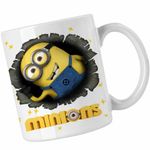 Casa si Gradina - Bucatarie si vesela - Cani si pahare - Cani si cesti - Cana Minions Pop-up Despicable, alba, 330ml - Infinity.ro