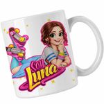 Casa si Gradina - Bucatarie si vesela - Cani si pahare - Cani si cesti - Cana Soy Luna Patine Karol Sevilla, alba, 330ml - Infinity.ro