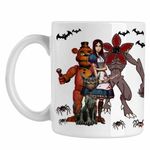 Casa si Gradina - Bucatarie si vesela - Cani si pahare - Cani si cesti - Cana Alice Fnaf Stranger Things Horror Madness, alba, 330ml - Infinity.ro