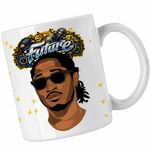 Casa si Gradina - Bucatarie si vesela - Cani si pahare - Cani si cesti - Cana Future Hendrix Rapper, alba, 330ml - Infinity.ro