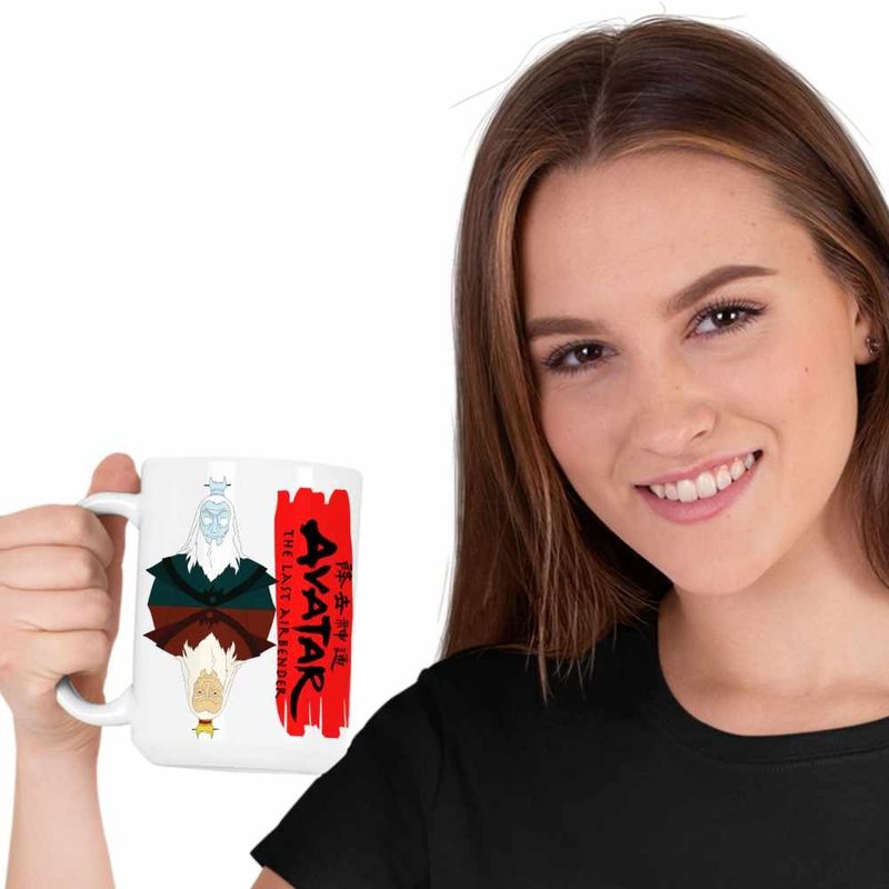 Casa si Gradina - Bucatarie si vesela - Cani si pahare - Cani si cesti - Cana Avatar Master Roku Last Airbender, alba, 330ml - Infinity.ro