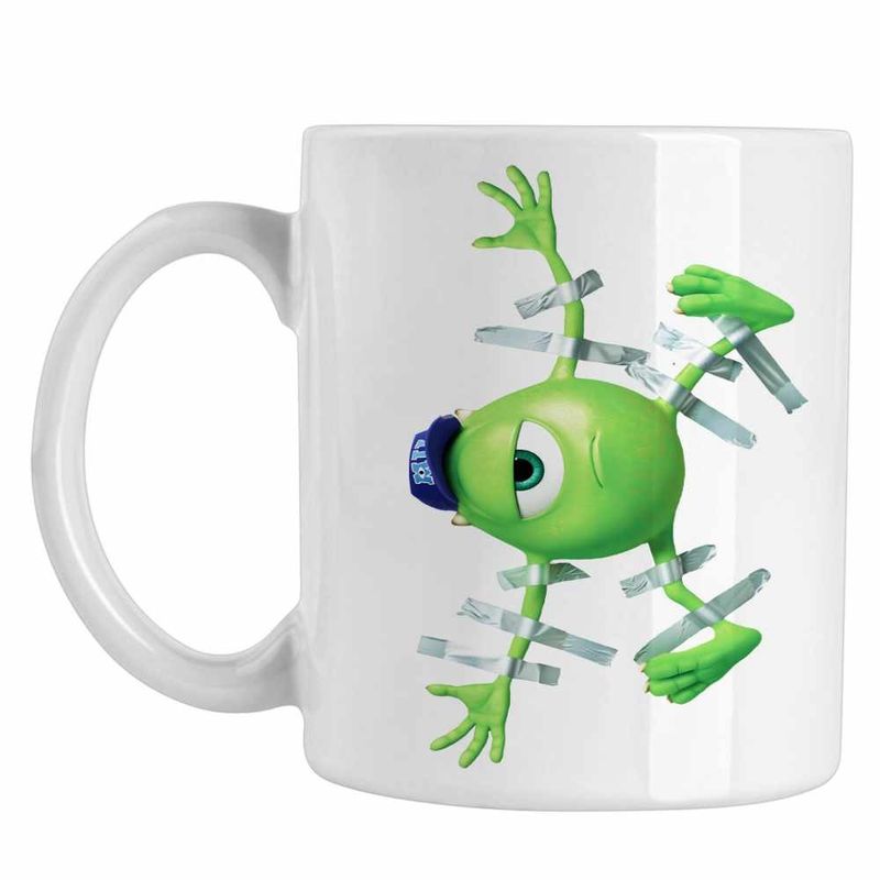 Casa si Gradina - Bucatarie si vesela - Cani si pahare - Cani si cesti - Cana Monsters Mike Wall, alba, 330ml - Infinity.ro