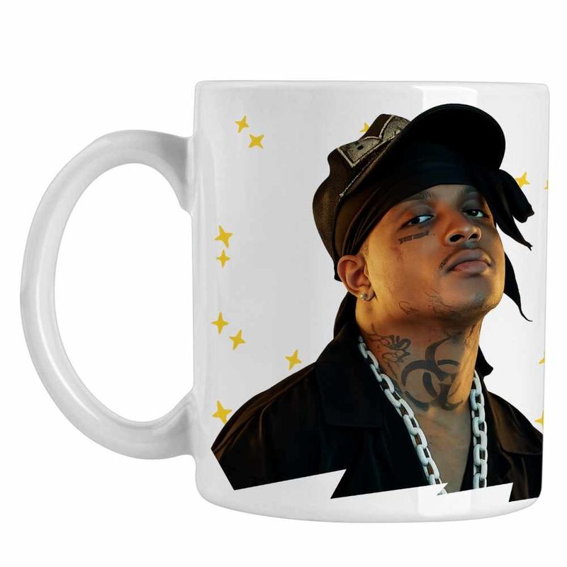 Casa si Gradina - Bucatarie si vesela - Cani si pahare - Cani si cesti - Cana Ski Mask Slump God Rap Vibe, alba, 330ml - Infinity.ro