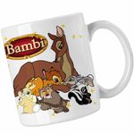Casa si Gradina - Bucatarie si vesela - Cani si pahare - Cani si cesti - Cana Bambi Mama Thumper Padura Caprioara, alba, 330ml - Infinity.ro