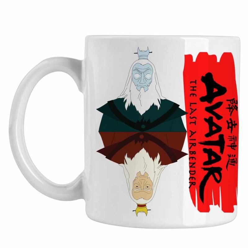 Casa si Gradina - Bucatarie si vesela - Cani si pahare - Cani si cesti - Cana Avatar Master Roku Last Airbender, alba, 330ml - Infinity.ro
