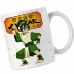 Casa si Gradina - Bucatarie si vesela - Cani si pahare - Cani si cesti - Cana Avatar Toph Bei Fong Legenda lui Aang Airbender, alba, 330ml - Infinity.ro