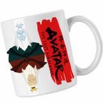 Casa si Gradina - Bucatarie si vesela - Cani si pahare - Cani si cesti - Cana Avatar Master Roku Last Airbender, alba, 330ml - Infinity.ro