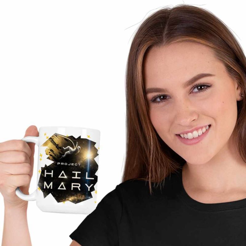 Casa si Gradina - Bucatarie si vesela - Cani si pahare - Cani si cesti - Cana Project Hail Mary Spaceship Mission Tau Ceti, alba, 330ml - Infinity.ro