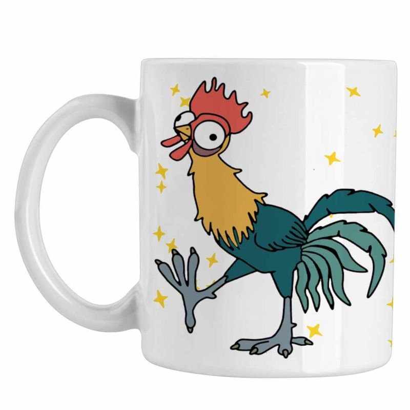 Casa si Gradina - Bucatarie si vesela - Cani si pahare - Cani si cesti - Cana Heihei Moana Vaiana Cocos, alba, 330ml - Infinity.ro