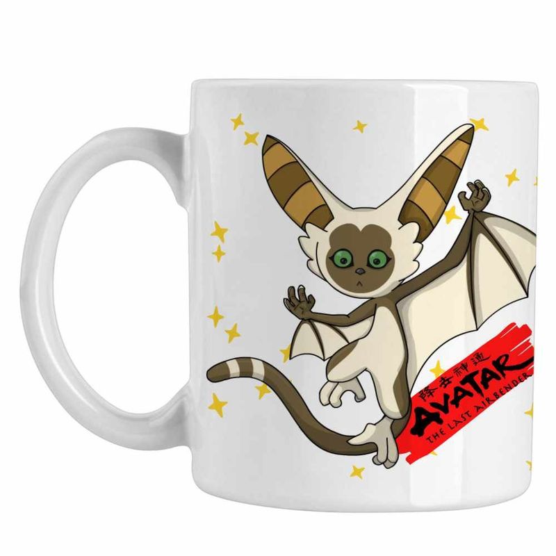 Casa si Gradina - Bucatarie si vesela - Cani si pahare - Cani si cesti - Cana Avatar Momo Last Airbender Maestru al Aerului, alba, 330ml - Infinity.ro