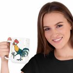 Casa si Gradina - Bucatarie si vesela - Cani si pahare - Cani si cesti - Cana Heihei Moana Vaiana Cocos, alba, 330ml - Infinity.ro