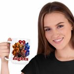 Casa si Gradina - Bucatarie si vesela - Cani si pahare - Cani si cesti - Cana 99 Nights Fnaf Freddy Roblox, alba, 330ml - Infinity.ro