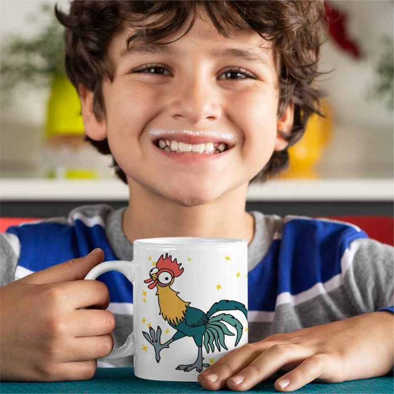 Casa si Gradina - Bucatarie si vesela - Cani si pahare - Cani si cesti - Cana Heihei Moana Vaiana Cocos, alba, 330ml - Infinity.ro